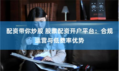 配资带你炒股 股票配资开户平台：合规运营与低费率优势