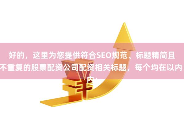 好的，这里为您提供符合SEO规范、标题精简且不重复的股票配资公司配资相关标题，每个均在以内：